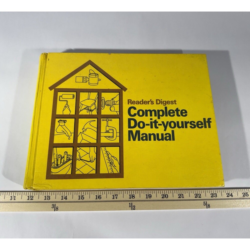 Reader’s Digest Complete Do-It-Yourself Manual 1973 Hardcover Home Repair DIY